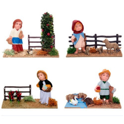 PASTOR MODERNO ESCENA 13X8X5CM MIX,