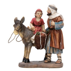 PASTOR+NIÑO+BURRO 11CM