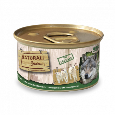 NATURAL GREATNESS MONOPROTEICO CORDERO LATA 170G