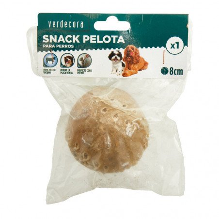 Snack pelota de peil para perro verdecora