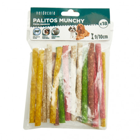 Snack palitos munchy perro verdecora 9-10cm 