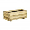 JARDINERA RECTANGULAR MADERA 90X40CM