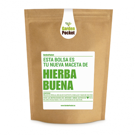 KIT CULTIVO BOLSA HIERBABUENA