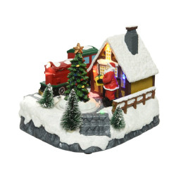 CASITA TREN 5LED 14.5X16.5CM