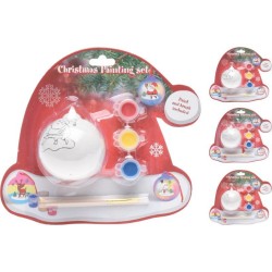 KIT PARA PINTAR BOLA NAVIDAD 6CM