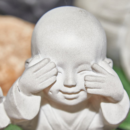 FUENTE PEQUEÑOS BUDA FLOR DE LOTO VER/OIR/CALLAR