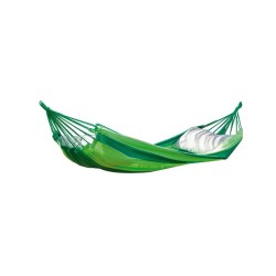 HAMACA DE ALGODÓN CON DISEÑO VERDE MUSGO Y VERDE LIMA