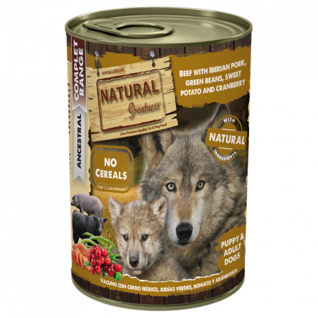 NATURAL GREATNESS VACUNO-CERDO LATA 400G