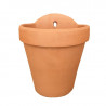 MACETA BARRO ROJO PARED 22CM