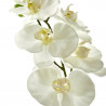 ORQUÍDEA PHALAENOPSIS ARTIFICIAL BLANCA EN MACETA 45CM