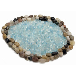 LAGO CON PIEDRAS 16X12CM