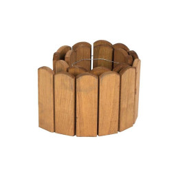 BORDURA ENROLLADA DE MADERA 120x20CM