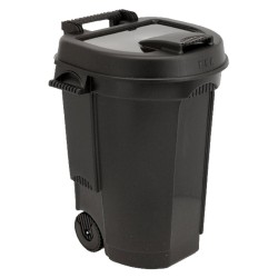 CUBO DE BASURA CON RUEDAS 110 LITROS