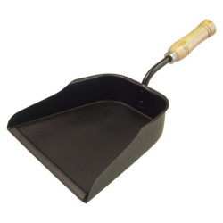 RECOGEDOR METALICO MANGO MADERA