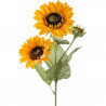 GIRASOL ARTIFICIAL 3 FLORES 62CM TALLO