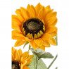 GIRASOL ARTIFICIAL 3 FLORES 62CM TALLO