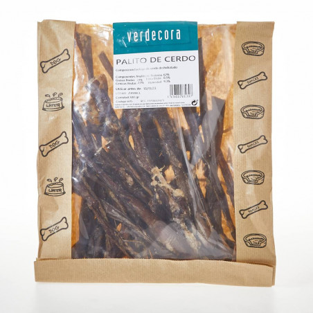 Snack bolsa palitos de cerdo verdecora 300 gr