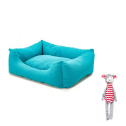 LOTE CUNA RECICLADA 63CM + PELUCHE ROJO SONIDO