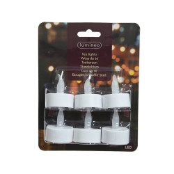 SET 6 TEALIGHT LED INTERIOR