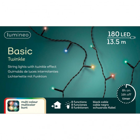 GUIRNALDA MULTICOLOR LED NAVIDAD