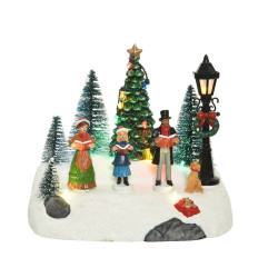 ESCENA NAVIDEÑA 17.5X13.5X16CM