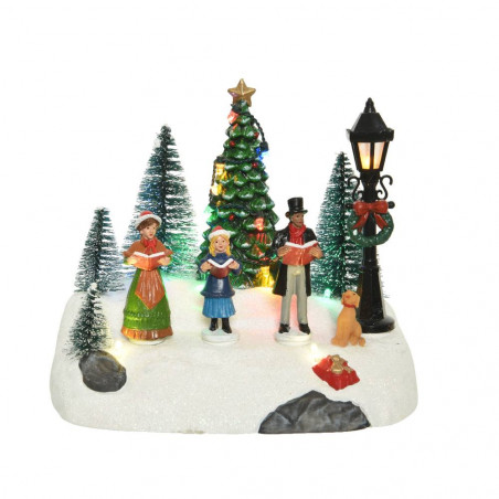 ESCENA NAVIDEÑA 17.5X13.5X16CM