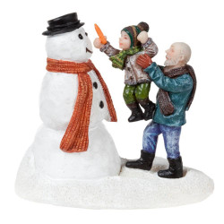 TOM Y ABUELO EN LA NIEVE 8X5X7CM LUVILLE