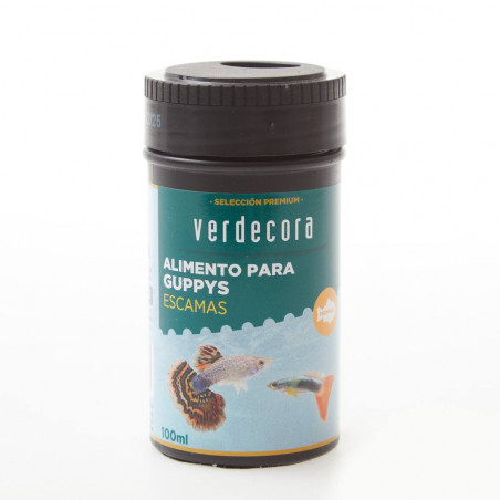 ALIMENTO GUPPYS VERDECORA 100ML