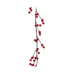 GUIRNALDA DE BAYAS ROJAS 130CM