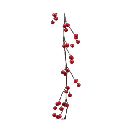 GUIRNALDA DE BAYAS ROJAS 130CM