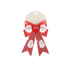 LAZO ROJO PAPA NOEL 18X25CM