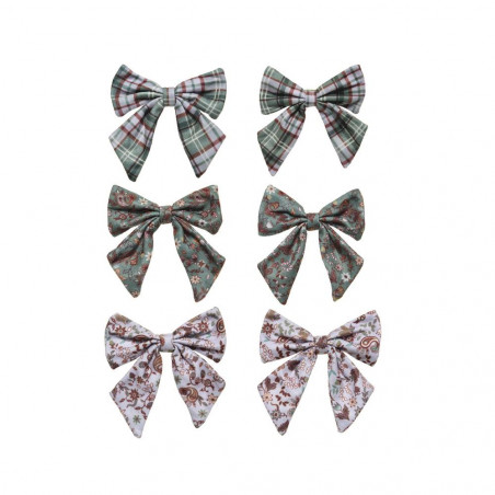 LAZO FLORES CON CLIP 16CM