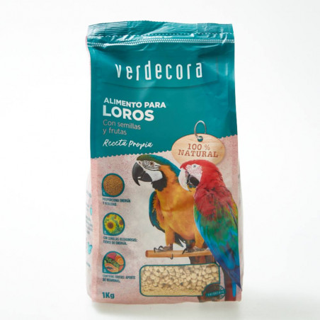 PIENSO PARA LOROS VERDECORA 1KG