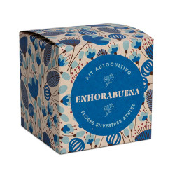 CAJA FLORES ENHORABUENA