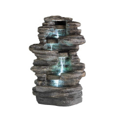FUENTE ROCAS LED 5 CASCADAS