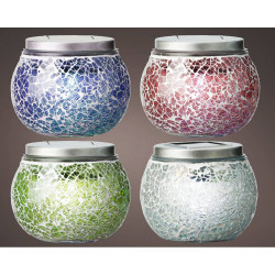 LÁMPARA SOLAR MOSAICO 10CM