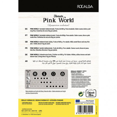 SEMILLAS TOMATE PINK WORLD