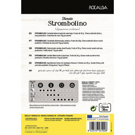 SEMILLAS TOMATE STROMBOLINO