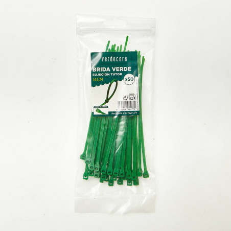 BRIDA VERDE X50 14CM VERDECORA