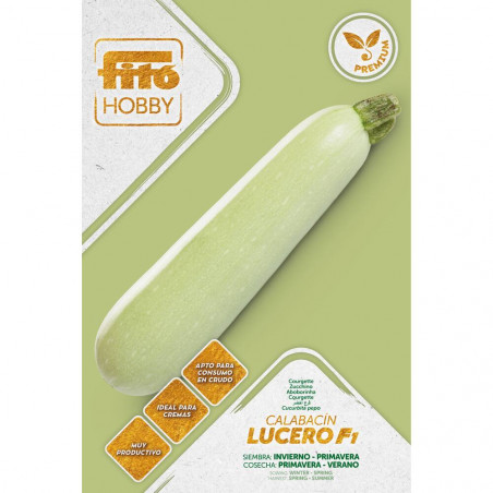 SEMILLAS CALABACÍN LUCERO F-1 PREMIUM