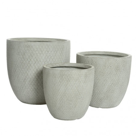 MACETA FENDER GRIS CLARO
