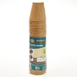 MACETA REDONDA 6 CM X24 FIBRA MADERA VERDECORA