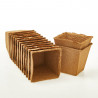 MACETA CUADRADA 8X8CM X14 FIBRA MADERA VERDECORA