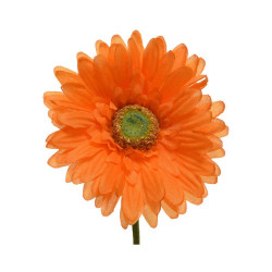 GERBERA NARANJA ARTIFICIAL 50 CM TALLO