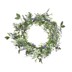 CORONA LAVANDA ARTIFICIAL 50CM