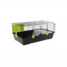 JAULA CONEJO 530 NEGRA PLEGABLE