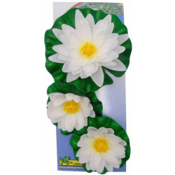 SET 3 NENUFARES DE SEDA