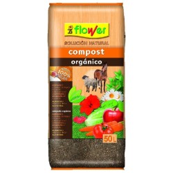 BIOFLOWER COMPOST ORGANICO 50 LITROS