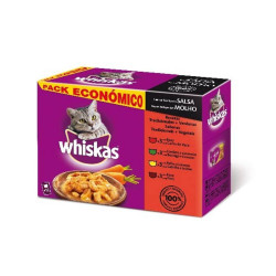 WHISKAS MULTIPACK CARNE 12 UDS