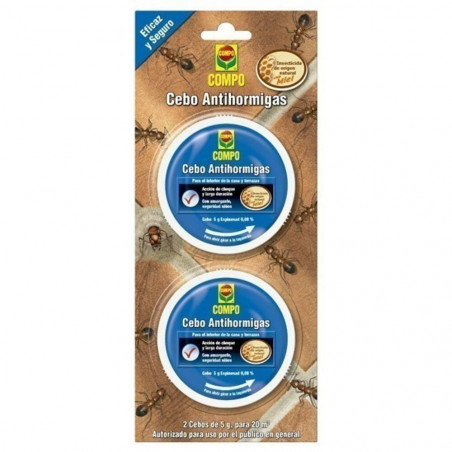 CEBO ANTIHORMIGAS 2 UDS COMPO